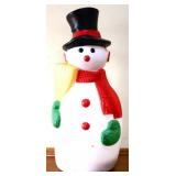 Vntg 39in snowman blow mold see pics NO SHIP
