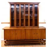 MCM 2 piece china cabinet