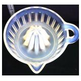 Vintage white opalscent juicer