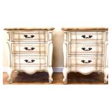 Pair Kent Coffey French Dauphine nightstands