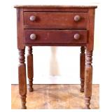 Primitive 2 drawer table see photos