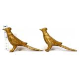 Pair vntg pheasant salt/pepper shakers
