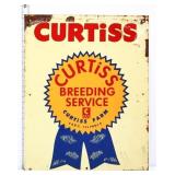 Vtg metal 11x14 Curtiss Breeding Service sign
