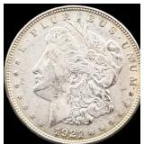 1921 Morgan silver dollar