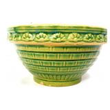 Vintage green #9 mixing bowl see photos