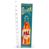 Vntg 3x12 Drink Pal door push