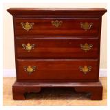 Cherry 3 drawer nightstand see photos