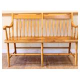 Vintage plank bottom bench see photos