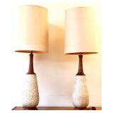 Pair MCM lamps with tall shades