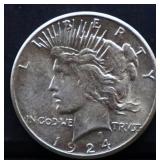 1924S peace dollar