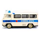 1960s tin litho friction ambulance 10in long