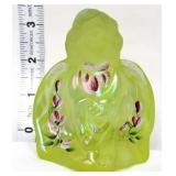 Fenton topaz opalescent 3.5in angel