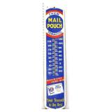 Metal 8x38in Mail Pouch Tobacco thermometer