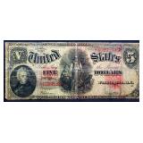 1907 wood chopper $5 note