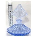 Vintage Light blue perfume bottle