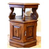 VIntage 1 door lamp table