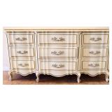 Vintage French 9 drawer dresser see photos