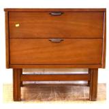 MCM 2 drawer nighstand see photos