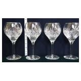 Lot of 4 Waterford Eve wine glasses