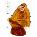 Fenton autumn gold butterfly figure