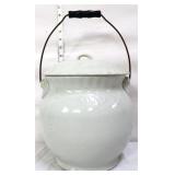 Vintage white chamber pot