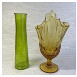 2 Piece Vase Lot