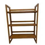 Folding Wood Bookcase