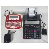 Label Maker and Calculator