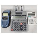 Calculators and Label Maker