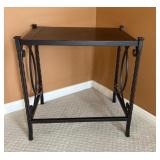 Wrought Iron End Table