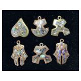 Mexican Stone Inlay Pendants Mexican Stone Inlay Pendants