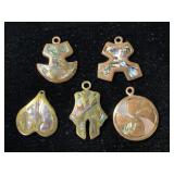 Mexican Stone Inlay Pendants Mexican Stone Inlay Pendants