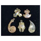 Mexican Stone Inlay Pendants Mexican Stone Inlay Pendants