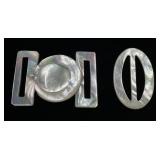 Mother of Pearl Belt Buckle Mother of Pearl Belt Buckle