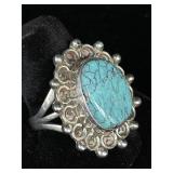 Tim Guerro Sterling Silver Turquoise Ring Tim Guerro Sterling Silver Turquoise Ring