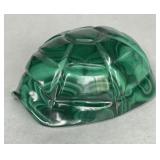 Malachite Turtle Shell Paperweight Malachite Turtle Shell Paperweight