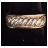 Mexico 925 Silver Rope Ring Mexico 925 Silver Rope Ring