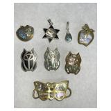 Mexican Stone Inlay Pendants Mexican Stone Inlay Pendants