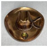 Copper Texas Cowboy Hat Figurine Copper Texas Cowboy Hat Figurine