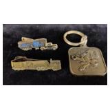 Tie Bars and Key Chain Tie Bars and Key Chain