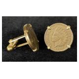 Indian Head Penny Cufflinks Indian Head Penny Cufflinks