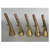 Vintage Brass Hunting Horns Vintage Brass Hunting Horns