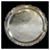 Vintage Wallace Silver Plated Tray Vintage Wallace Silver Plated Tray