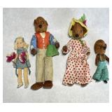 Vintage Goldilocks and Three Bears Baps Dolls Vintage Goldilocks and Three Bears Baps Dolls