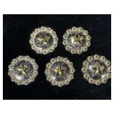 Two-Tone Western Conchos Two-Tone Western Conchos