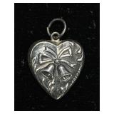 Sterling Silver Heart Charm Sterling Silver Heart Charm