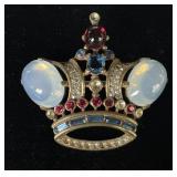 Vintage Trifari Silver Crown Brooch Vintage Trifari Silver Crown Brooch