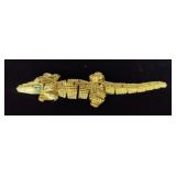 Vintage Articulated Alligator Brooch Vintage Articulated Alligator Brooch