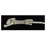 Vintage Articulated Jaguar Brooch Vintage Articulated Jaguar Brooch