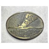 Red Adair Brass Belt Buckle Red Adair Brass Belt Buckle